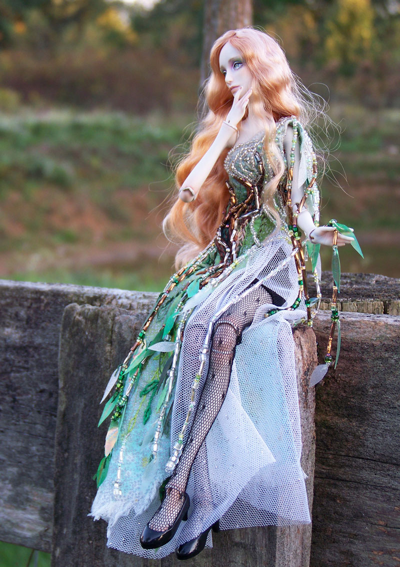 Porcelain dryad bjd.