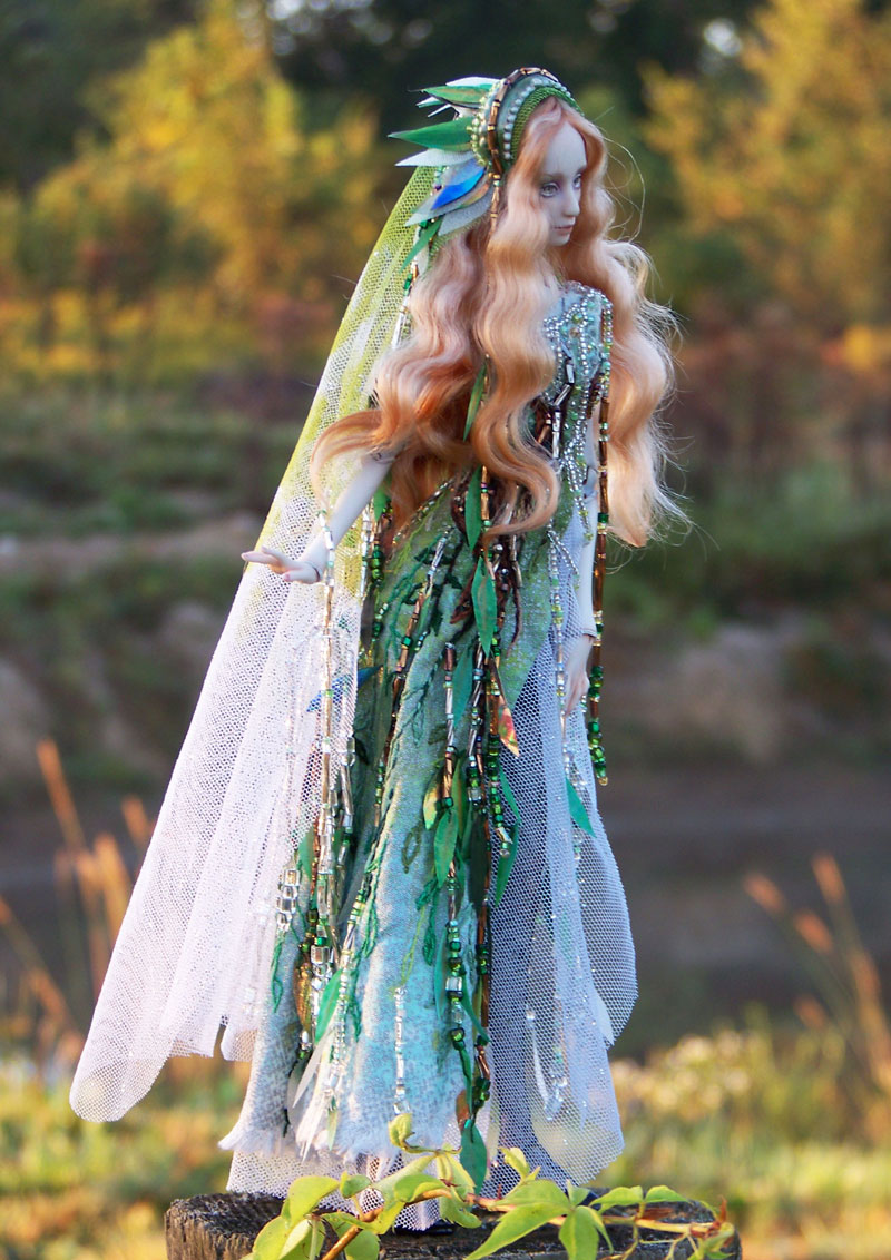 Weeping willow dryad ball jointed doll.